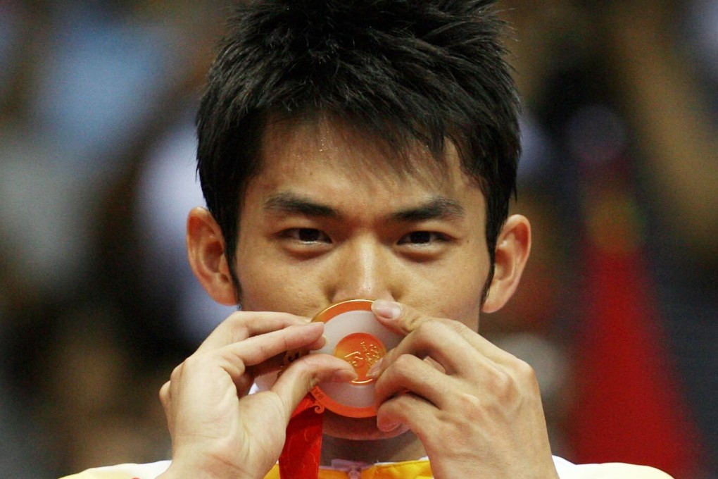 China’s Lin Dan winning gold on home soil in 2008. Photo: AFP