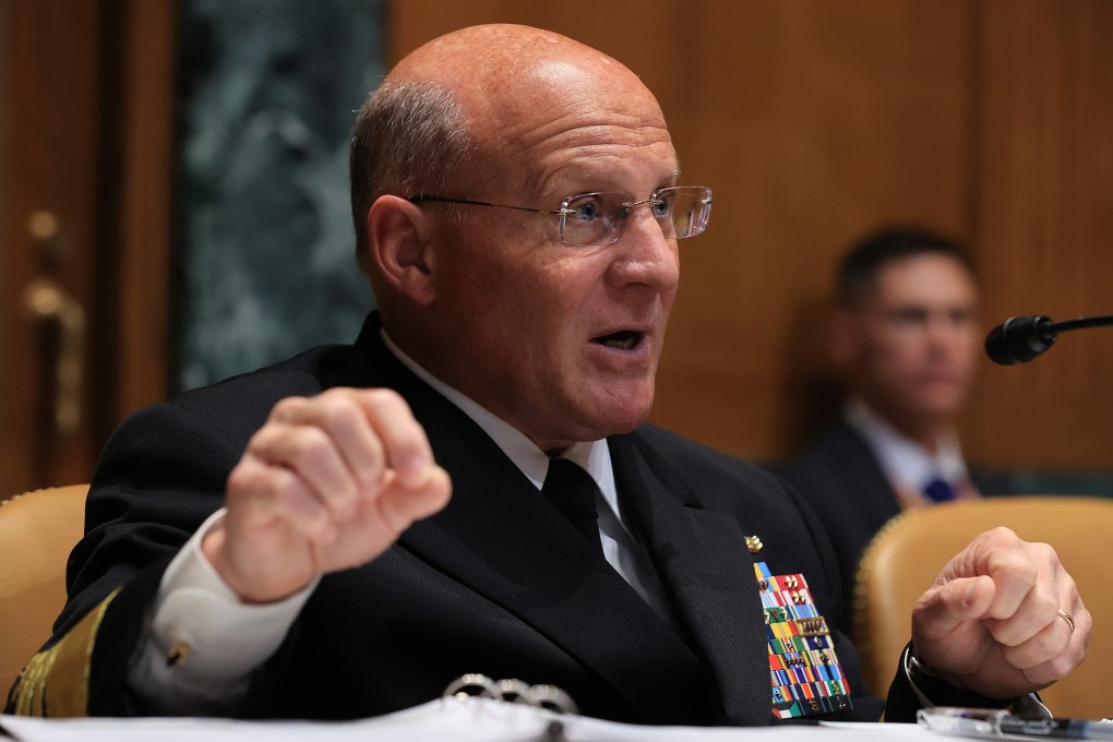 US Chief of Naval Operations Admiral Michael Gilday, in Washington last month. Photo: TNS