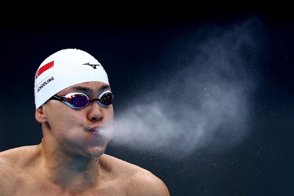 Joseph Schooling in action at Tokyo 2020. Photo: Reuters