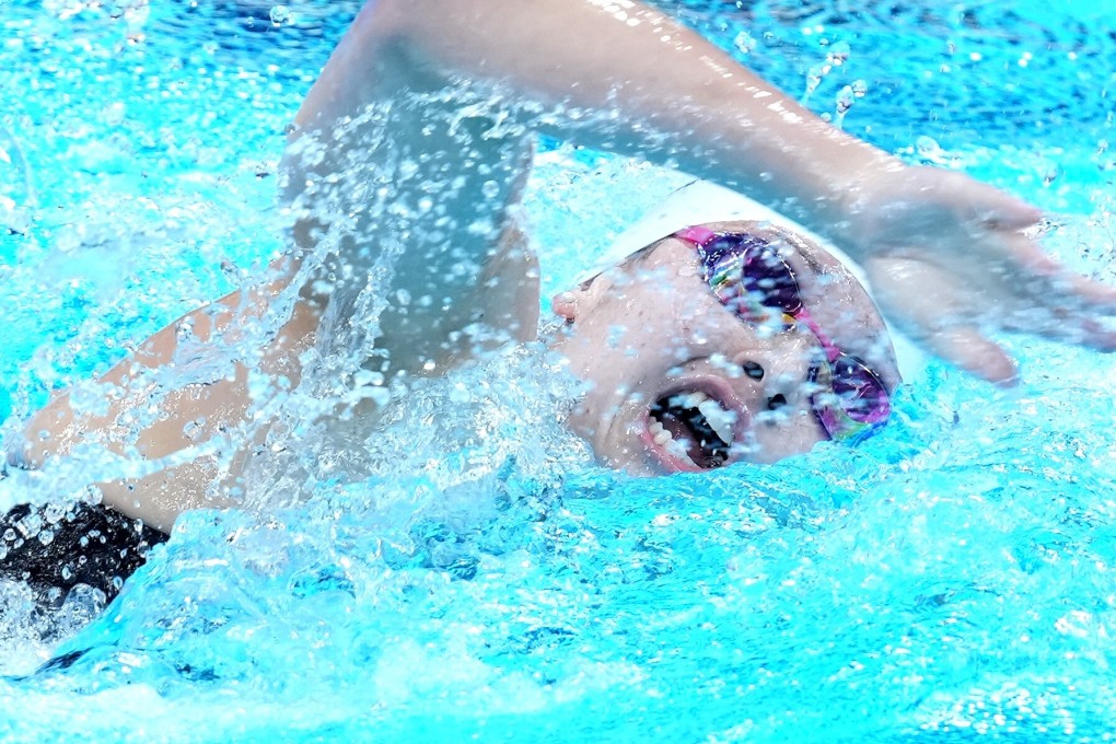 Siobhan Haughey of Hong Kong competes during the women’s 200m freestyle final at the Tokyo 2020 Olympics. Photo: Xinhua