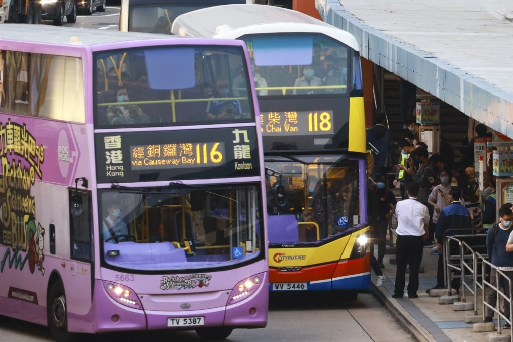 Citybus and New World First Bus account for about 30 per cent of franchised bus operations in Hong Kong. Photo: May Tse