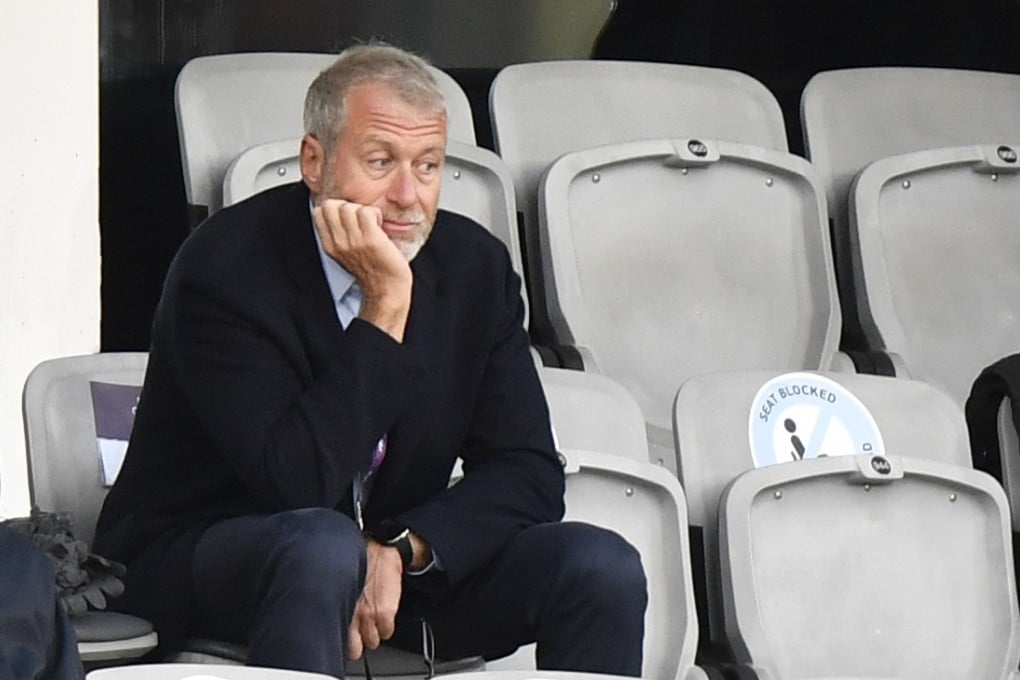 Chelsea soccer club owner Roman Abramovich attends the UEFA Women's Champions League final match against FC Barcelona in Gothenburg, Sweden, in May. Photo: AP