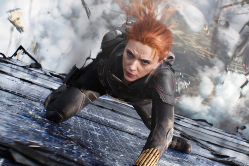 Scarlett Johansson is seen in a clip from Black Widow. Photo: Marvel Studios/Disney