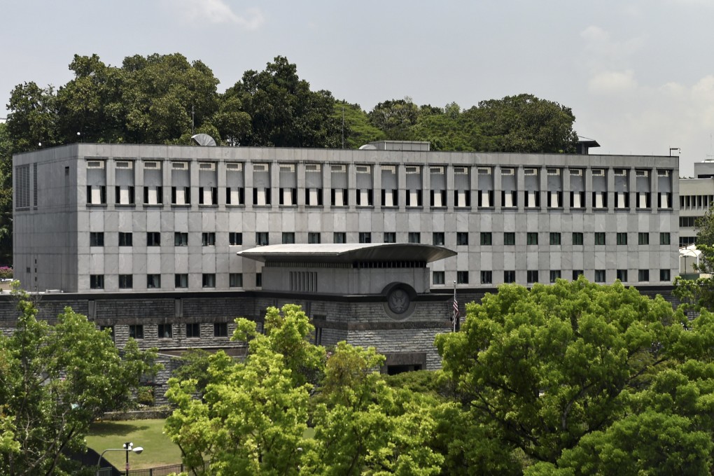 The US embassy compound is among the largest in Singapore. File photo: AFP
