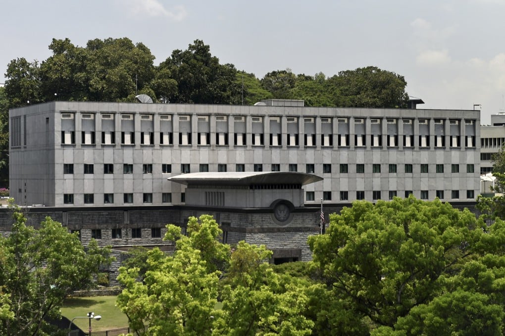 The US embassy compound is among the largest in Singapore. File photo: AFP