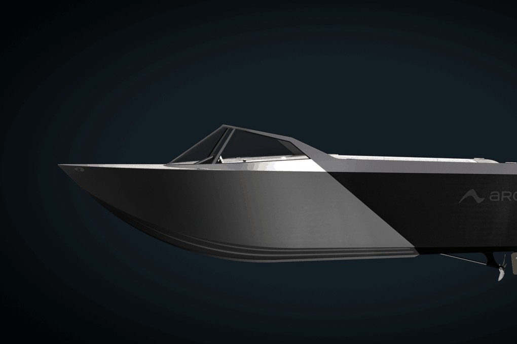Arc Boat plans to have its first model, a sleek speed boat called the Arc One, ready for sale by the end of 2021. Photo: Handout