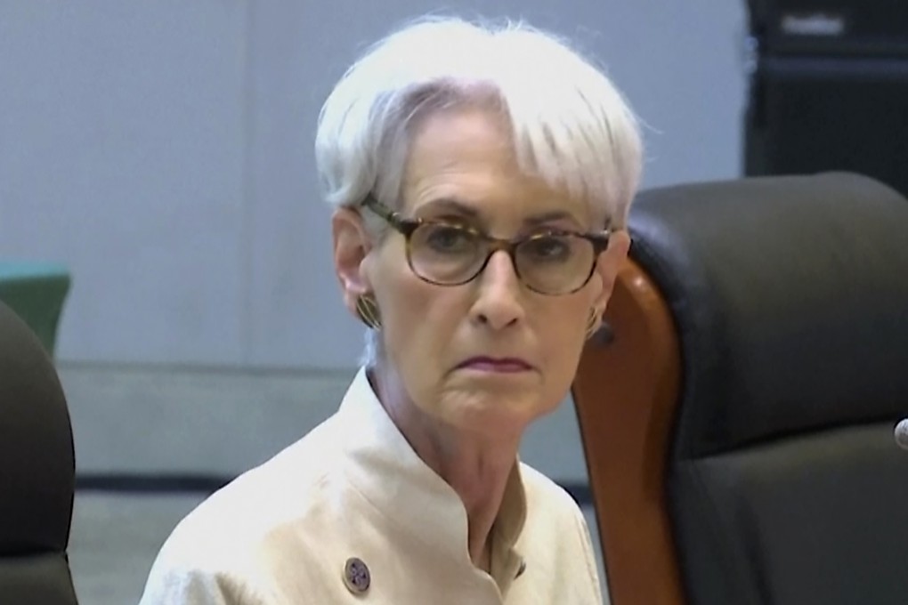 US deputy secretary of state Wendy Sherman showed no sign of compromise on sensitive issues like Taiwan during talks on Monday. Photo: AP