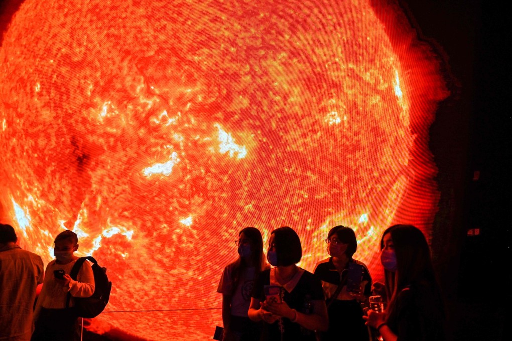 The newly opened planetarium in Shanghai is thought to be the biggest in the world. Photo: AFP