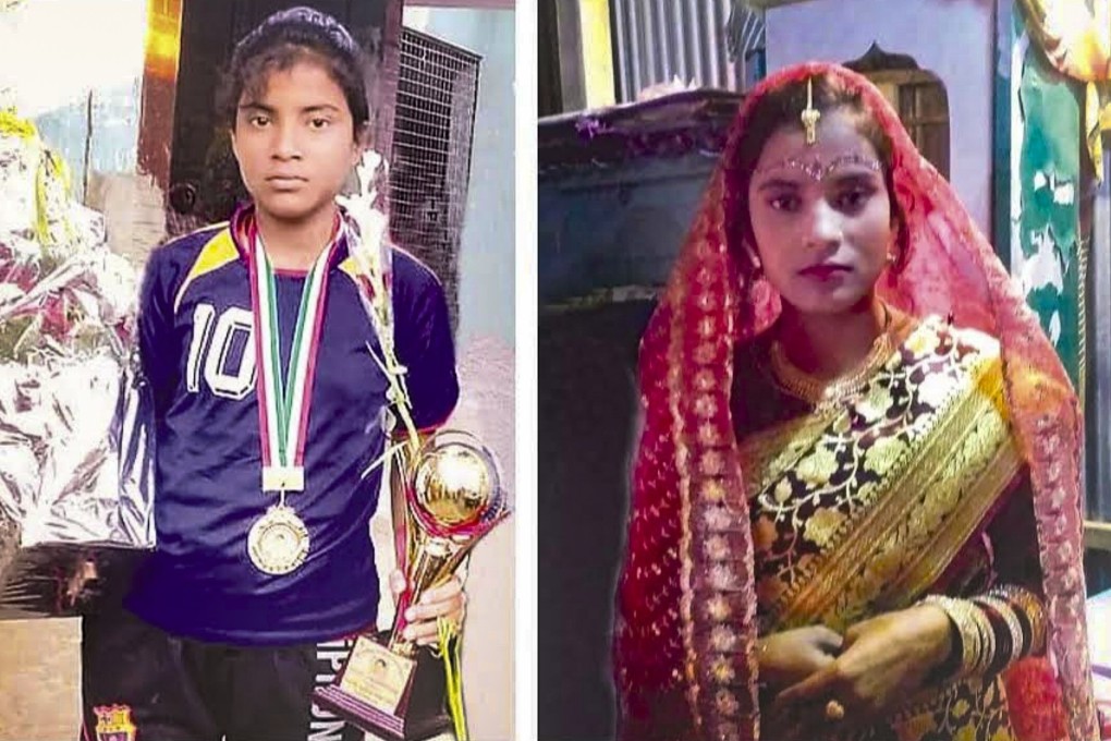 Sharolika Parvin, 16, was an aspiring football player until she was married earlier this year and her in-laws did not allow her to continue playing. Photo: Handout