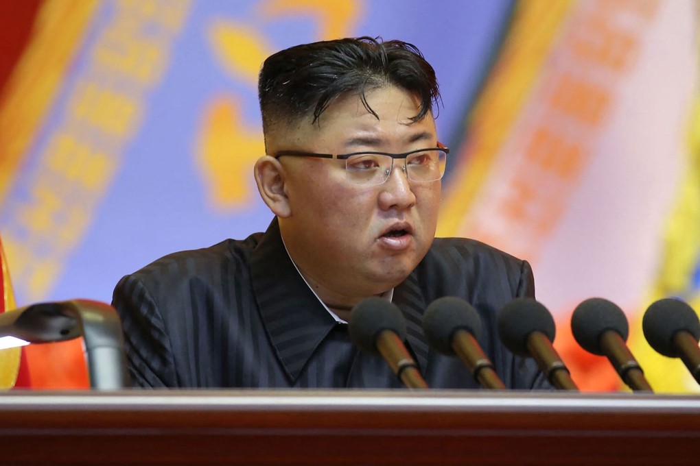 North Korean leader Kim Jong-un addresses a workshop in Pyongyang in an undated picture released by the official Korean Central News Agency on July 30. Photo: KCNA VIA KNS / AFP