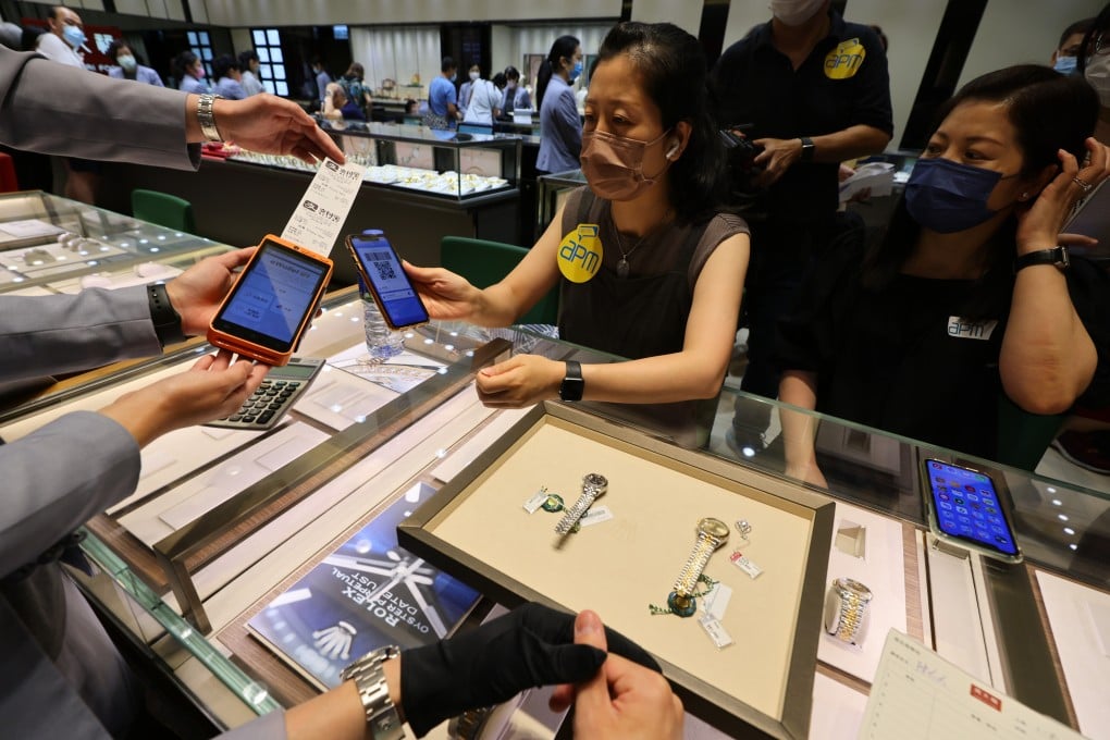 Sisters Pam (left) and Amy Yiu splash out on Rolex watches. Photo: Dickson Lee