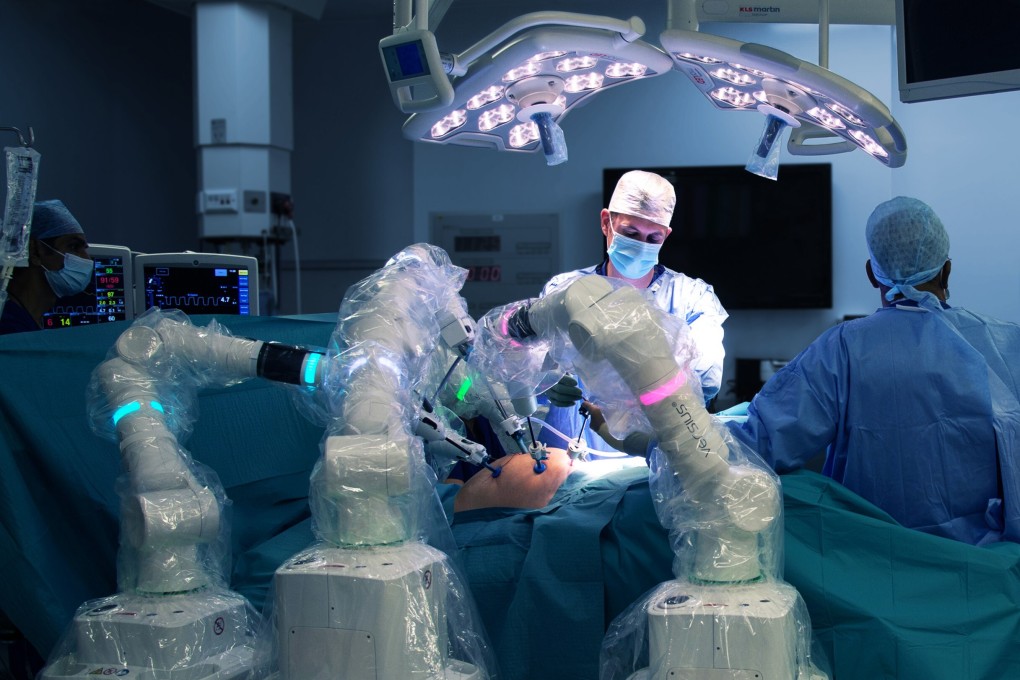 CMR Surgical’s Versius robotic system allows doctors to perform a range of keyhole surgeries. Photo: Handout