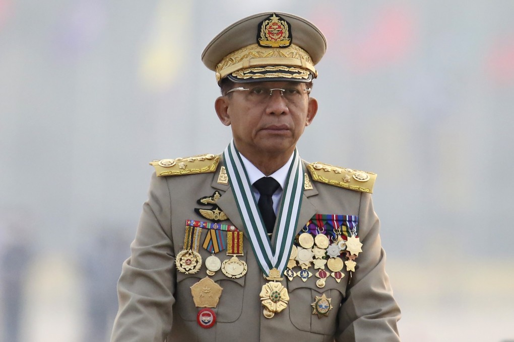 Myanmar’s Senior General Min Aung Hlaing. photo: AP