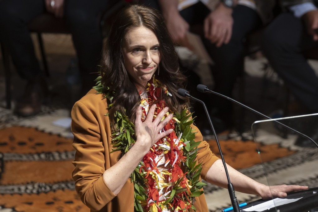 New Zealand Prime Minister Jacinda Ardern at the Auckland Town Hall. Photo: NZ Herald