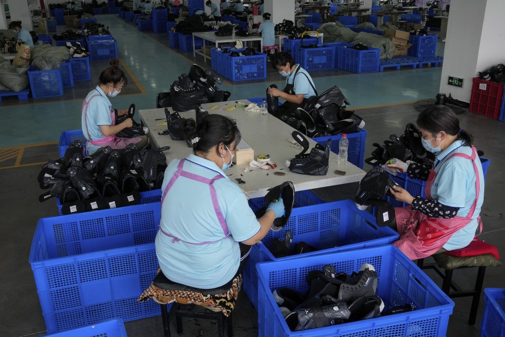 The Caixin/Markit Manufacturing Purchasing Managers’ Index (PMI) fell to 50.3 in July from 51.3 in June. Photo: AP