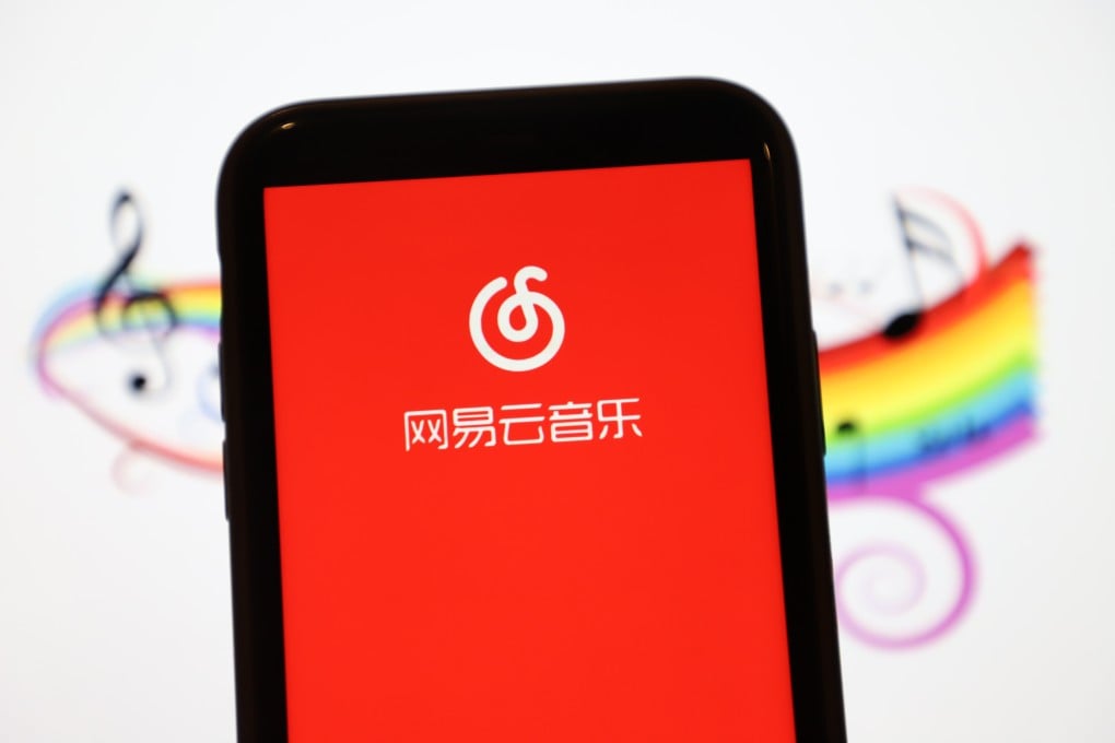 A mobile phone shows the NetEase Cloud Music app interface. Photo: Costfoto/Barcroft Media via Getty Images