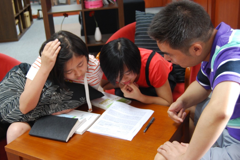 Parents are concerned that Beijing’s crackdown on for-profit tutoring services will hurt their children’s career prospects. Photo: Alice Yan