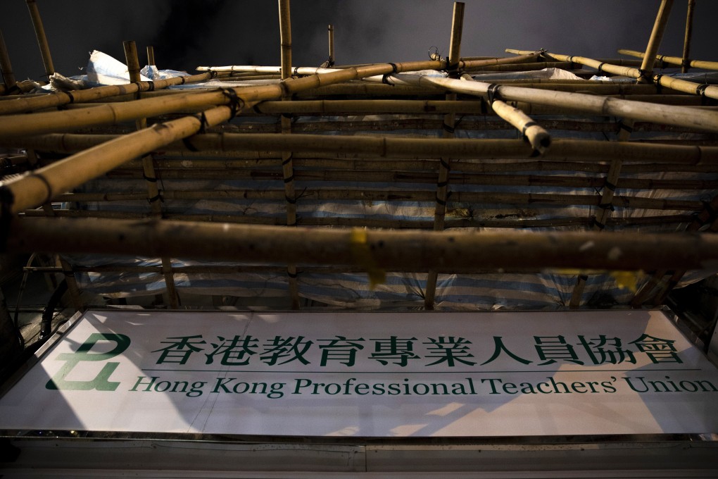 Hong Kong’s education authorities have cut ties with the Professional Teachers’ Union. Photo: Warton Li