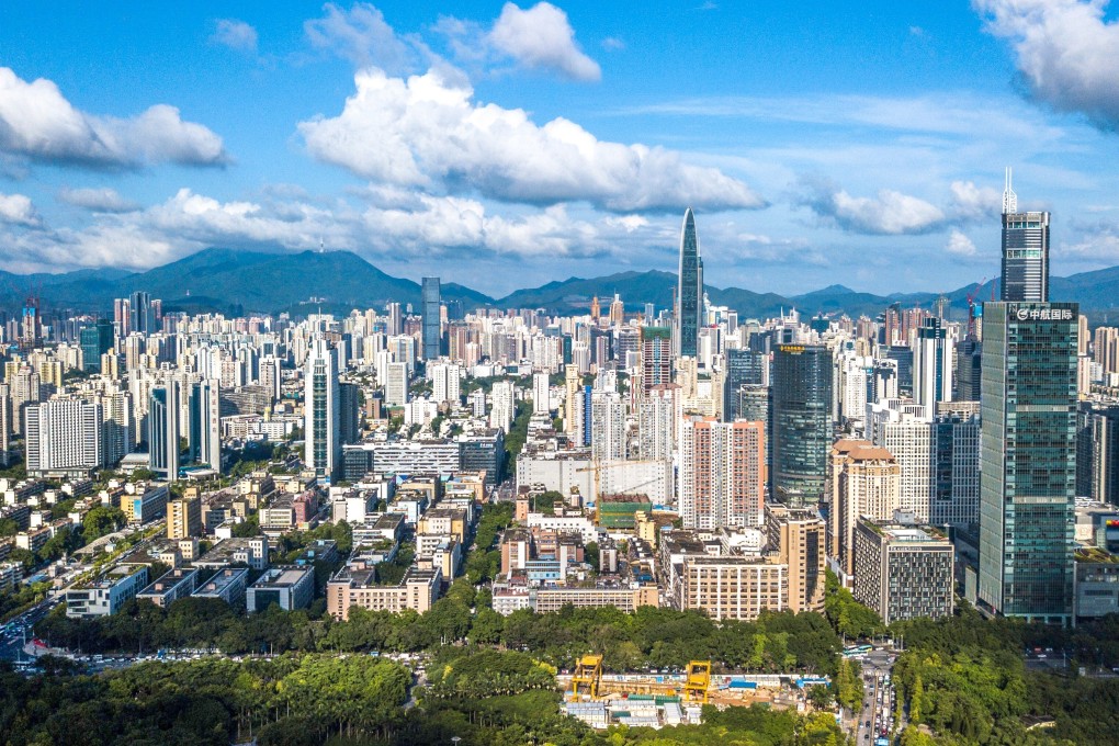 Shenzhen’s gross domestic product grew 9.7 per cent in the first half of the year from a year earlier. Photo: Xinhua