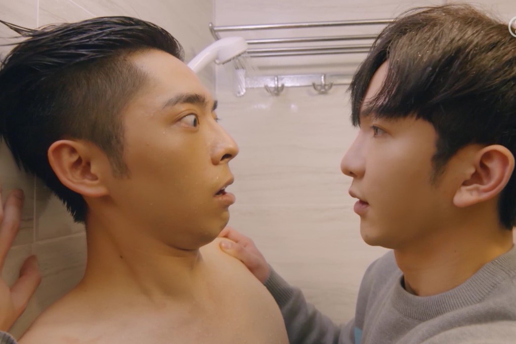 Canto-pop stars Edan Lui and Anson Lo in Ossan’s Love. Photo: ViuTV