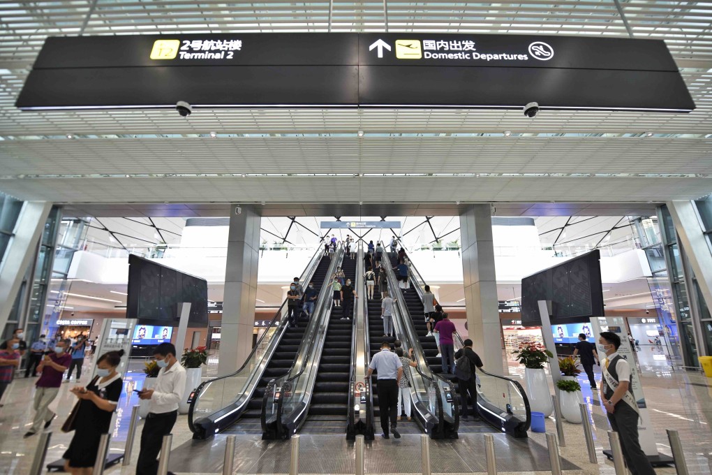 The T2 terminal of Chengdu Tianfu International Airport in south-western China's Sichuan province, which opened for operations on June 27, 2021. Photo: Xinhua