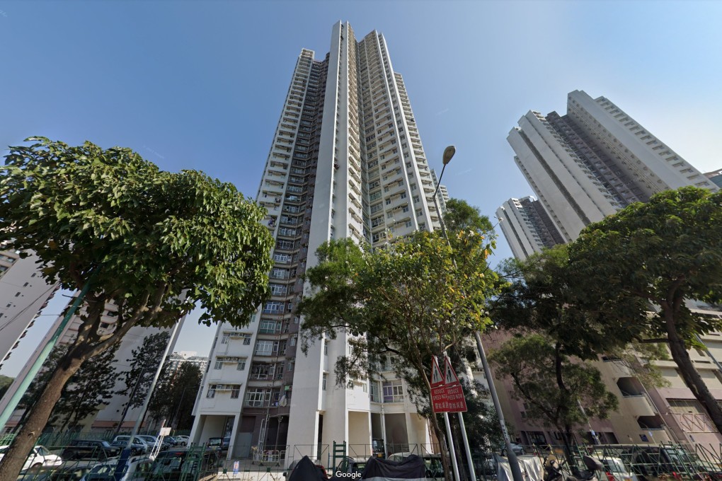 Prosperland House at Affluence Garden in Tuen Mun, where two men were arrested for allegedly sniffing their neighbour’s shoes. Photo: Google