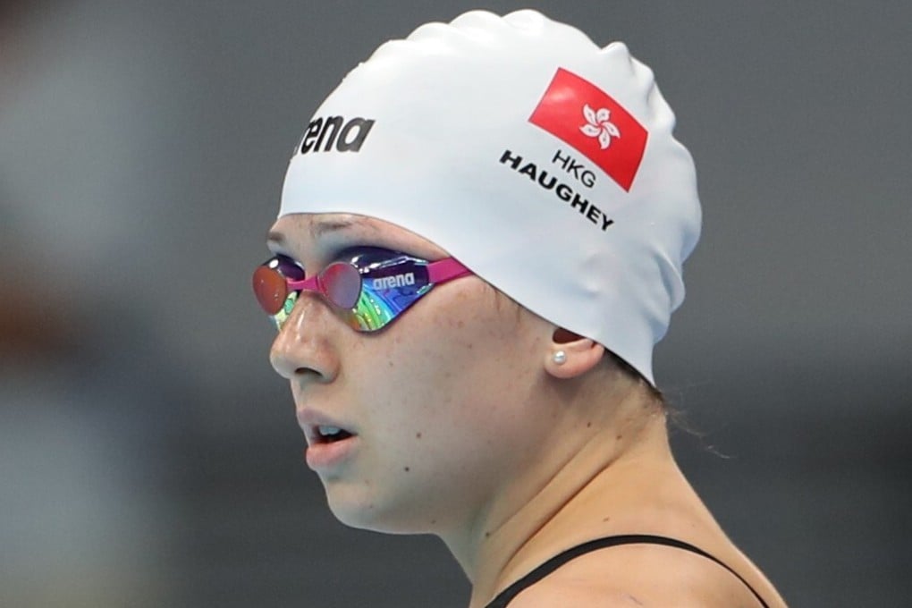 Hong Kong freestyle record-holder Siobhan Haughey competing at the Tokyo 2020 Olympic Games. Photo: Xinhua