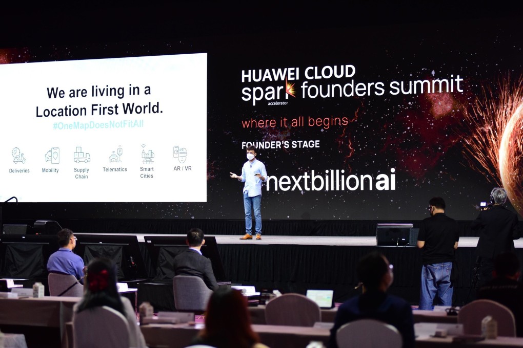 Huawei Technologies Co unveiled a US$100 million initiative to expand its cloud services operations in the Asia-Pacific region at its inaugural Huawei Cloud Spark Founders Summit held in Hong Kong and Singapore on August 3, 2021. Photo: Handout