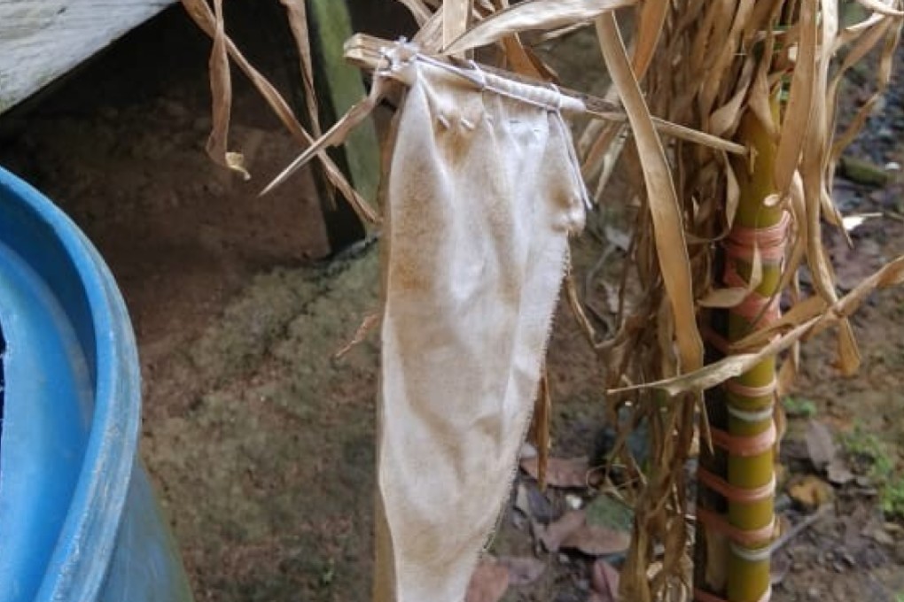 A flag hangs outside a home in East Kalimantan. Photo: Handout