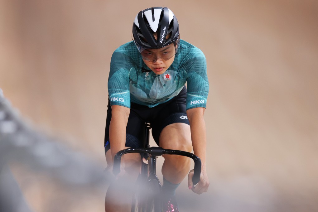 Sarah Lee misses out on a place in the keirin final at Izu Velodrome on Thursday. Photo: Justin Setterfield/Getty Images