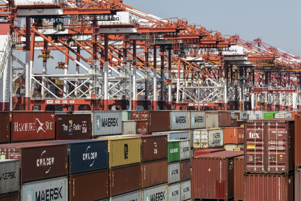 Cargo and container throughput at China’s major ports grew strongly in the first half of the year. Photo: Bloomberg