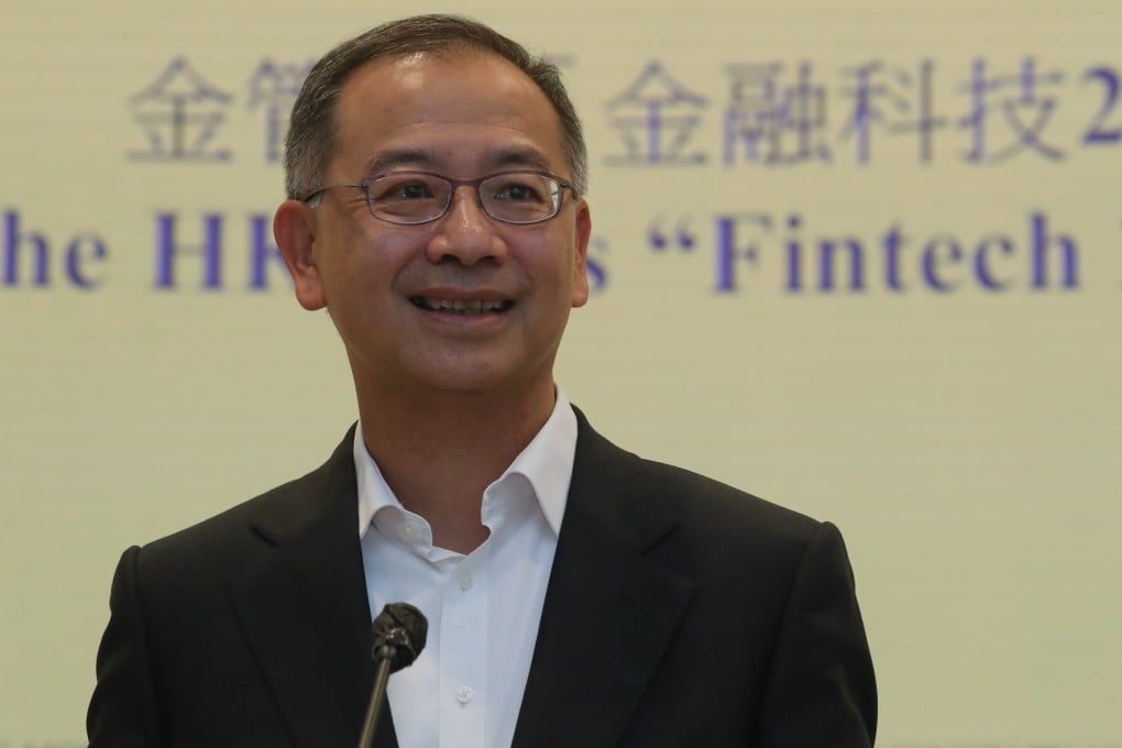 Eddie Yue Wai-man was appointed as the chief executive of the Hong Kong Monetary Authority (HKMA) in October 2019. Photo: Edmond So