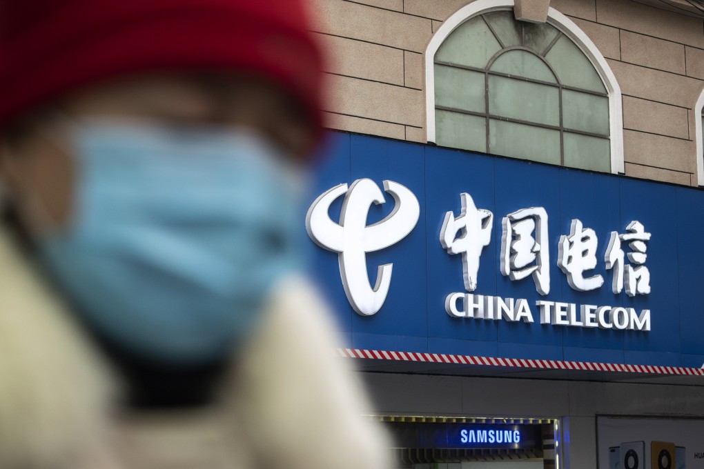 China Telecom priced its shares for an US$8.4 billion listing in Shanghai following a US blacklisting. Photo: Bloomberg