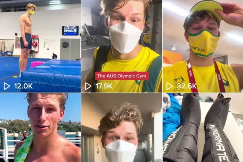 Australian diver Sam Fricker’s TikTok account has over 1.1 million followers.