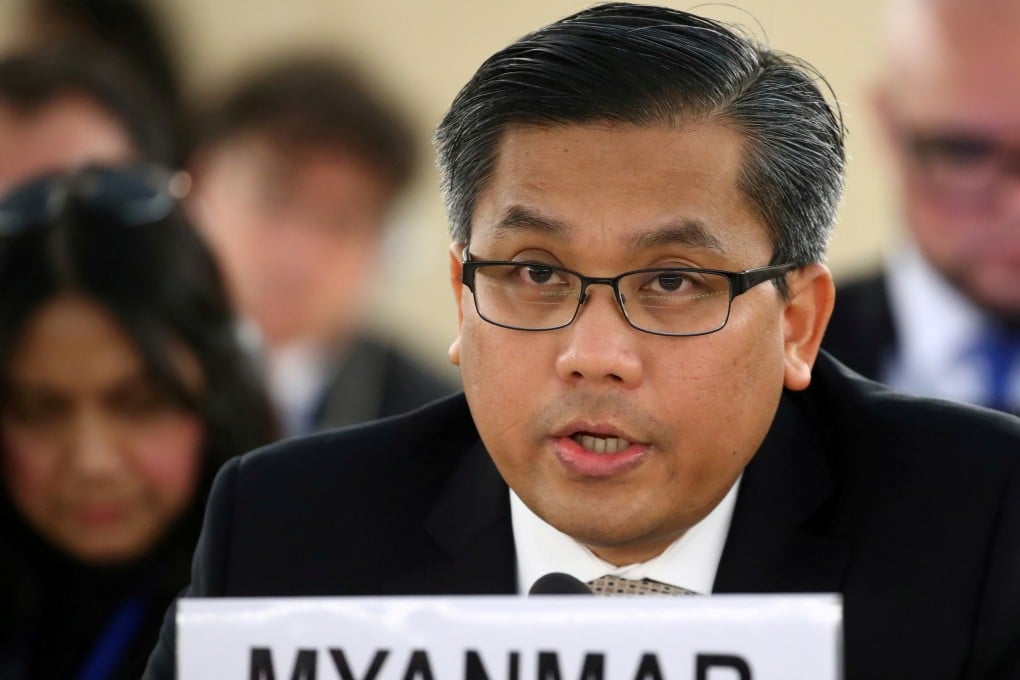 Myanmar’s UN ambassador Kyaw Moe Tun. Photo: Reuters