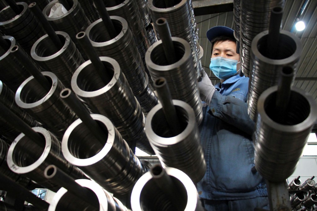 With raw materials getting more expensive over the past several months, China’s factory-gate inflation rose by 9 per cent in July from a year earlier. Photo: AFP