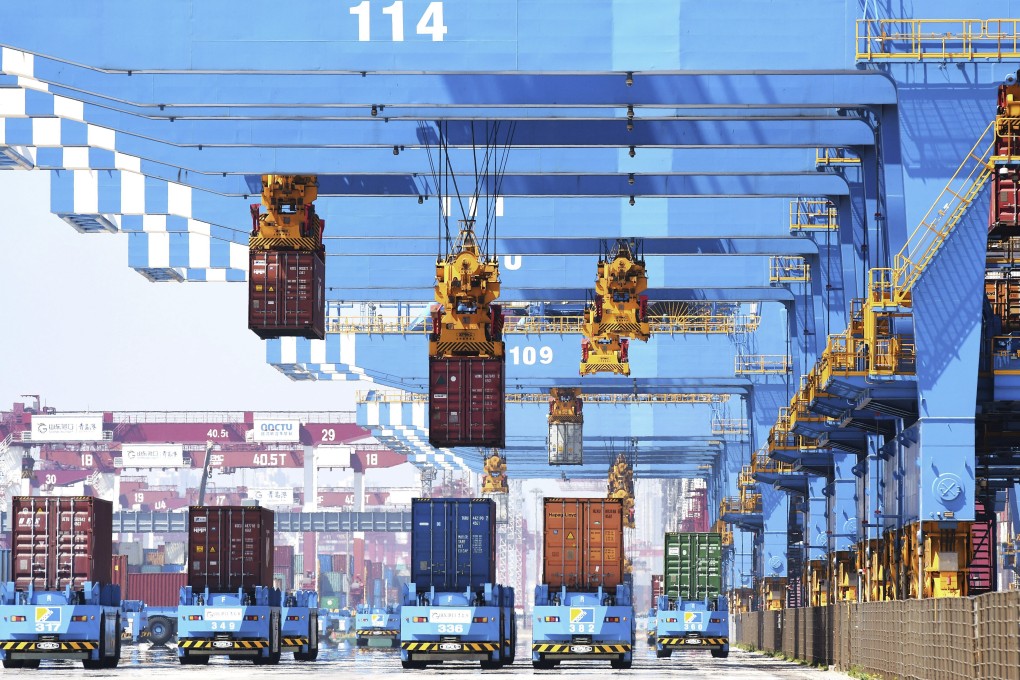 China’s exports grew by 19.3 per cent in July compared with a year earlier, while imports grew by 28.1 per cent last month year on year. Photo: AP