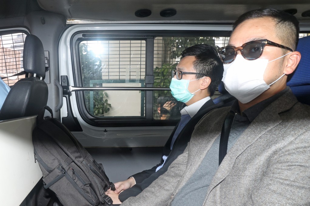 Eugene Yeoh Kim-loong (right) former joint head of IPO-vetting team of HKEX, faces charges for allegedly taking HK$9.15 million from consultant Richard Lum Chor-wah. Photo: Handout