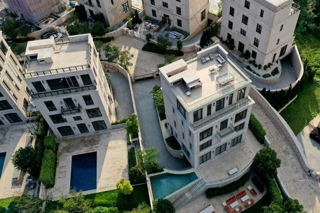 Aerial view of the Mount Nicholson luxury homes project, developed by Wharf Holdings, in Hong Kong, in June 2019. Photo: Martin Chan