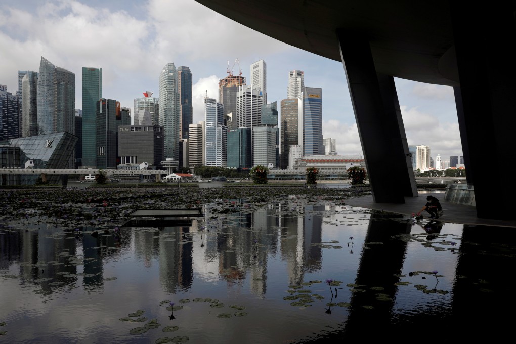 A view of the city skyline in Singapore. Photo: Reuters