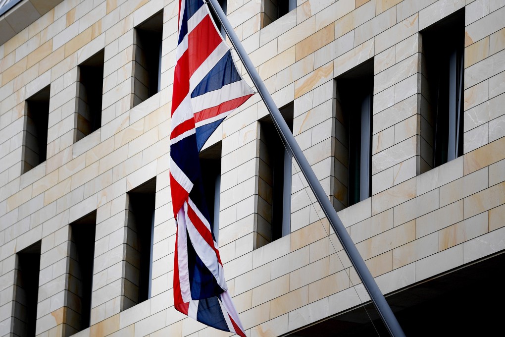 The Union Jack hangs on the British embassy in Berlin. Photo: dpa