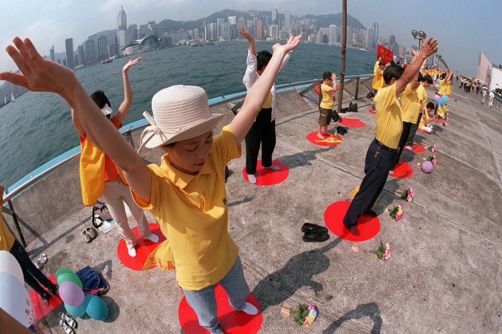The head of the local chapter of Falun Gong has denied bogus social media posts saying the group is pulling out of the city. Photo: Dickson Lee