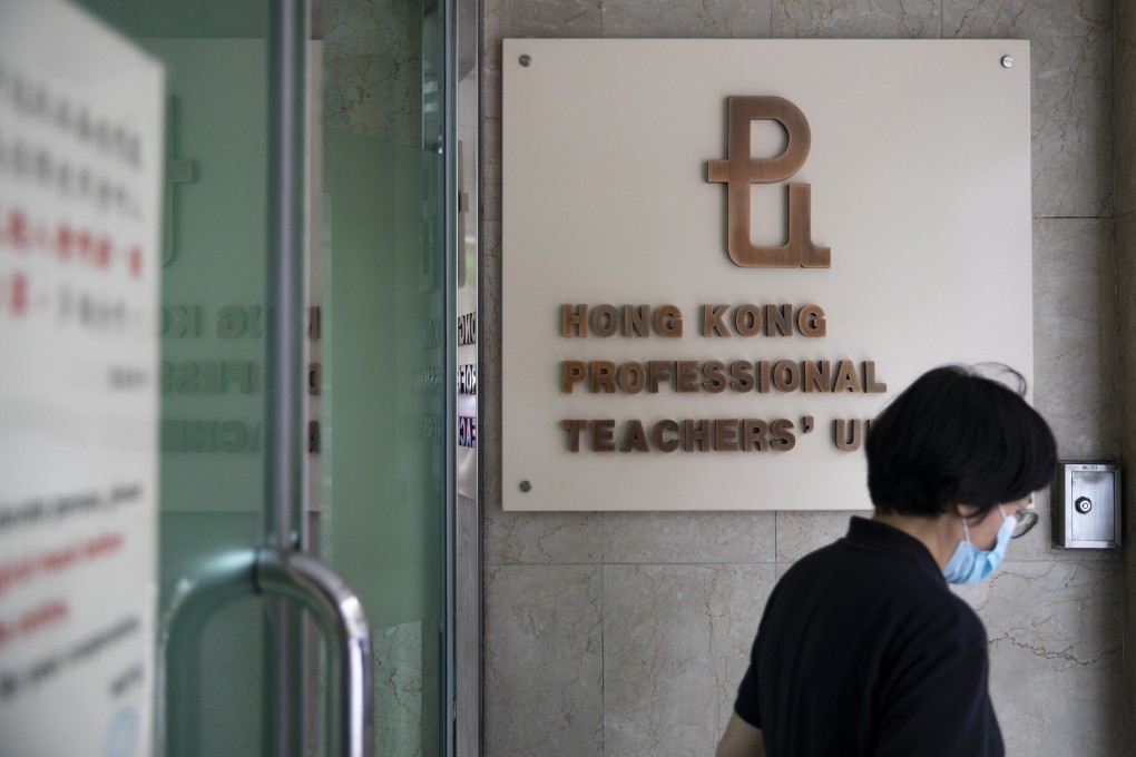 Hong Kong’s Education Bureau said on July 31 it would no longer recognise the union after Chinese state media called the PTU a ‘malignant tumour’ for its political activism. Photo: Warton Li