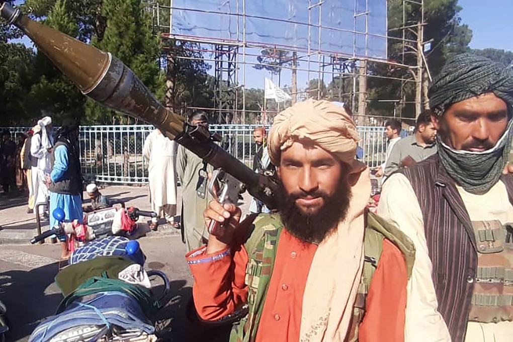 A Taliban fighter holds a rocket-propelled grenade in Herat, Afghanistan. Photo: AFP