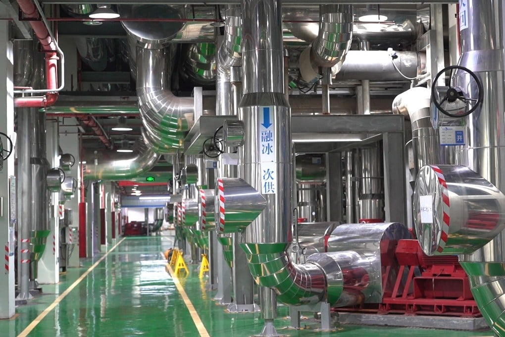 A DCS station in Qianhai that will reduce energy use and provide cooling for the city. Photo: Andersen Xia