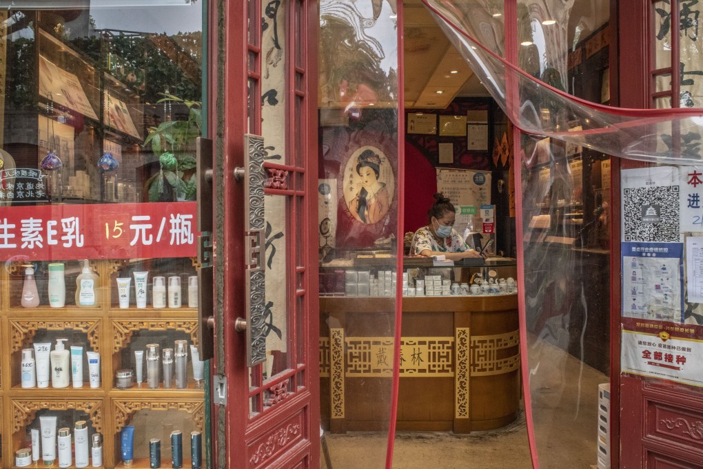 Retail sales, a key measurement of consumer spending in the world’s most populous nation, grew by 8.5 per cent in July, down from the 12.1 per cent increase in June. Photo: Bloomberg