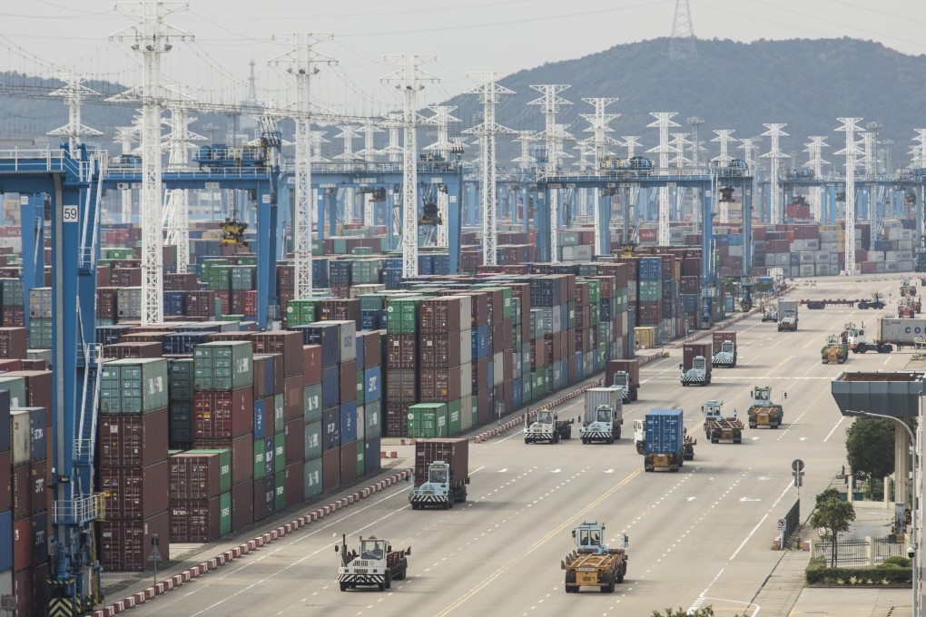 Consultant GardaWorld estimated Meishan terminal accounts for about 25 per cent of container cargo through China’s Ningbo-Zhoushan container port. Photo: Bloomberg