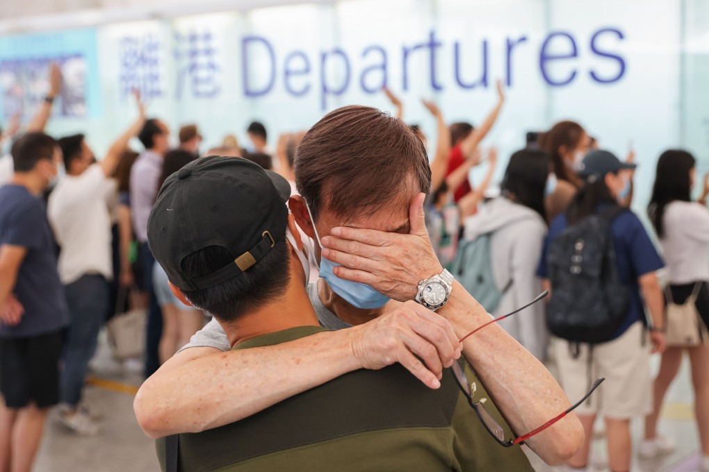 The departure hall at Hong Kong International Airport on Tuesday. Photo: Nora Tam
