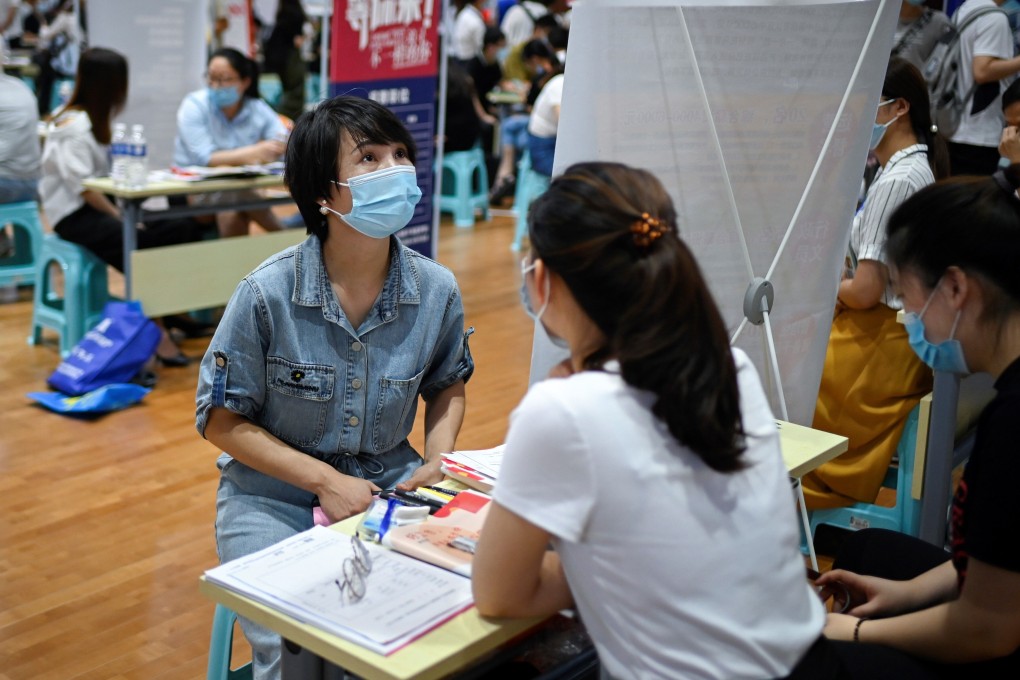 A record 9.09 million students will graduate this year, putting pressure on China’s labour market and the government to ensure there are enough jobs. Photo: AFP