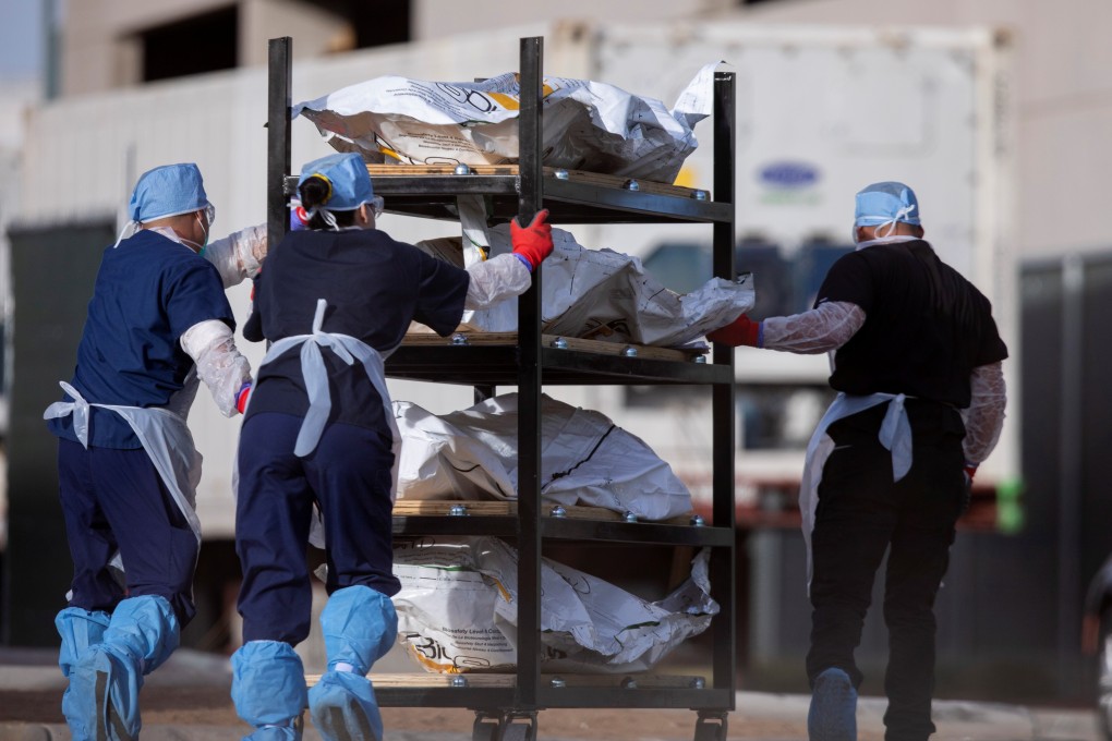 Texas state health officials have requested five morgue trailers from the federal government. File photo: Reuters